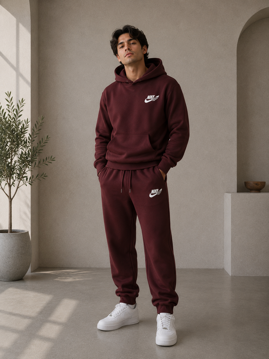 Set Comfort Wine Red