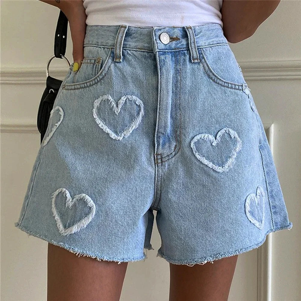 Love Story Denim Shorts