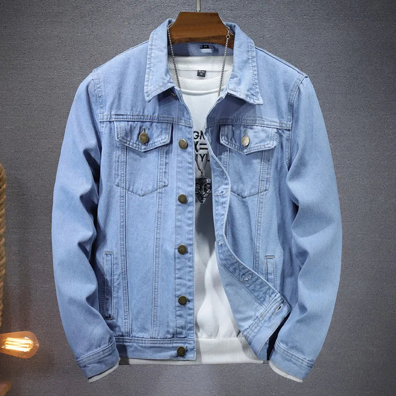 Urban Edge Black Denim Jacket