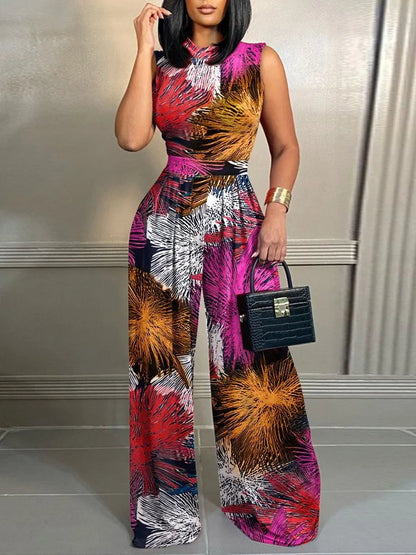 Royal Elegance Printed Jumpsuit