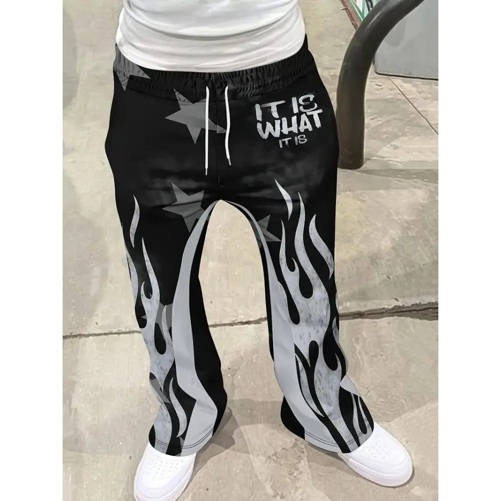 Cosmic Vibe Black Pants