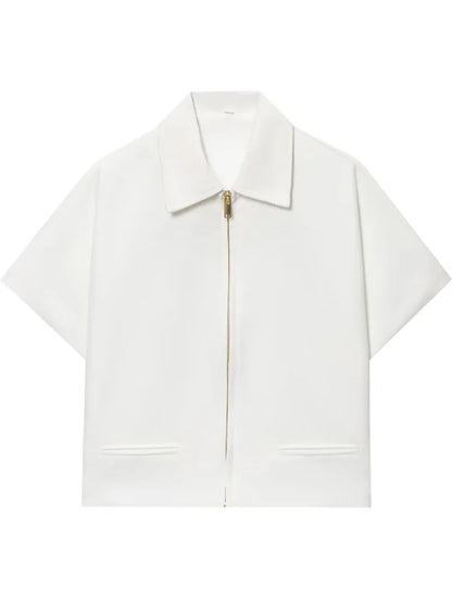 Summer Chic Zip-Up Jacket