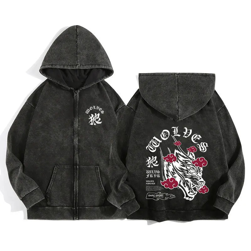 Hoodie Wolf Spirit Vintage