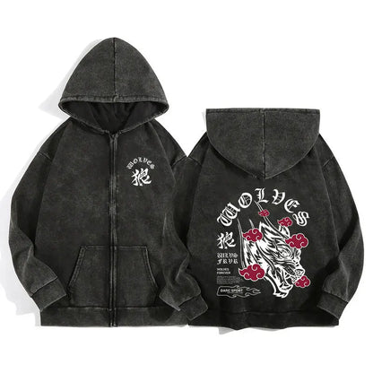 Hoodie Wolf Spirit Vintage