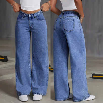 Sky Blue Relaxed Fit Jeans