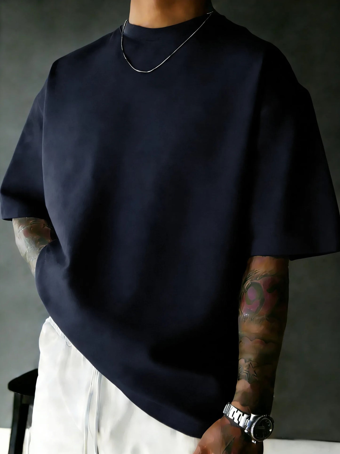 Men's Premium Oversized Cotton Tee