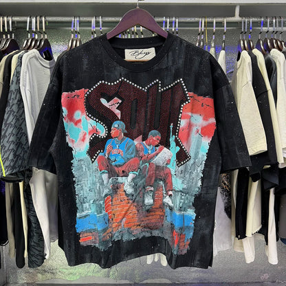 Vintage Prisoner Skull Graphic Tee