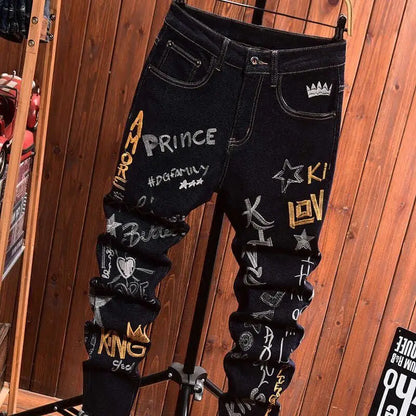 Jeans Street Art Black