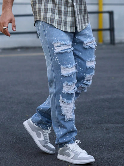 Jeans Urban Ripped Sky Blue