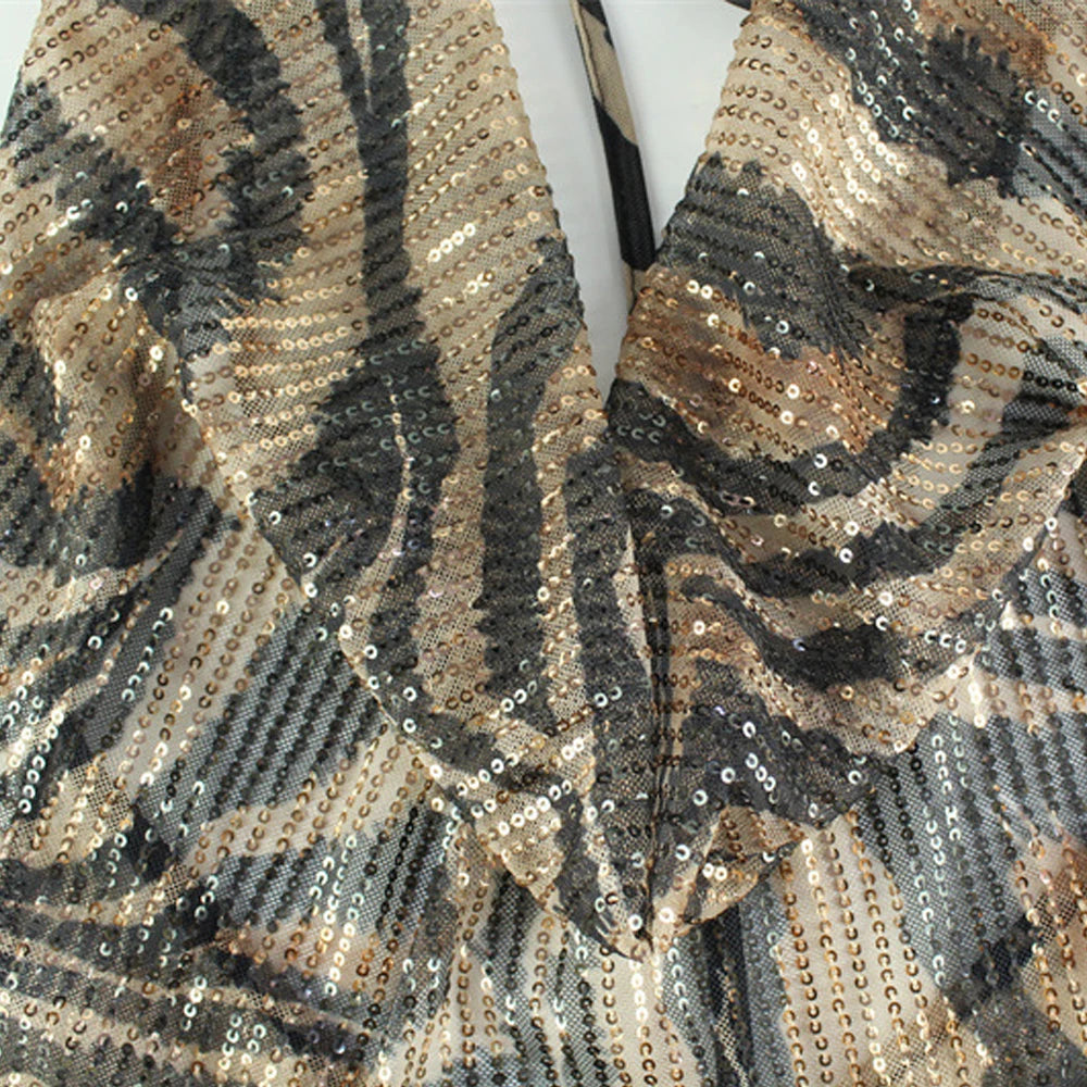 Women's Sexy Leopard Print Party Dress