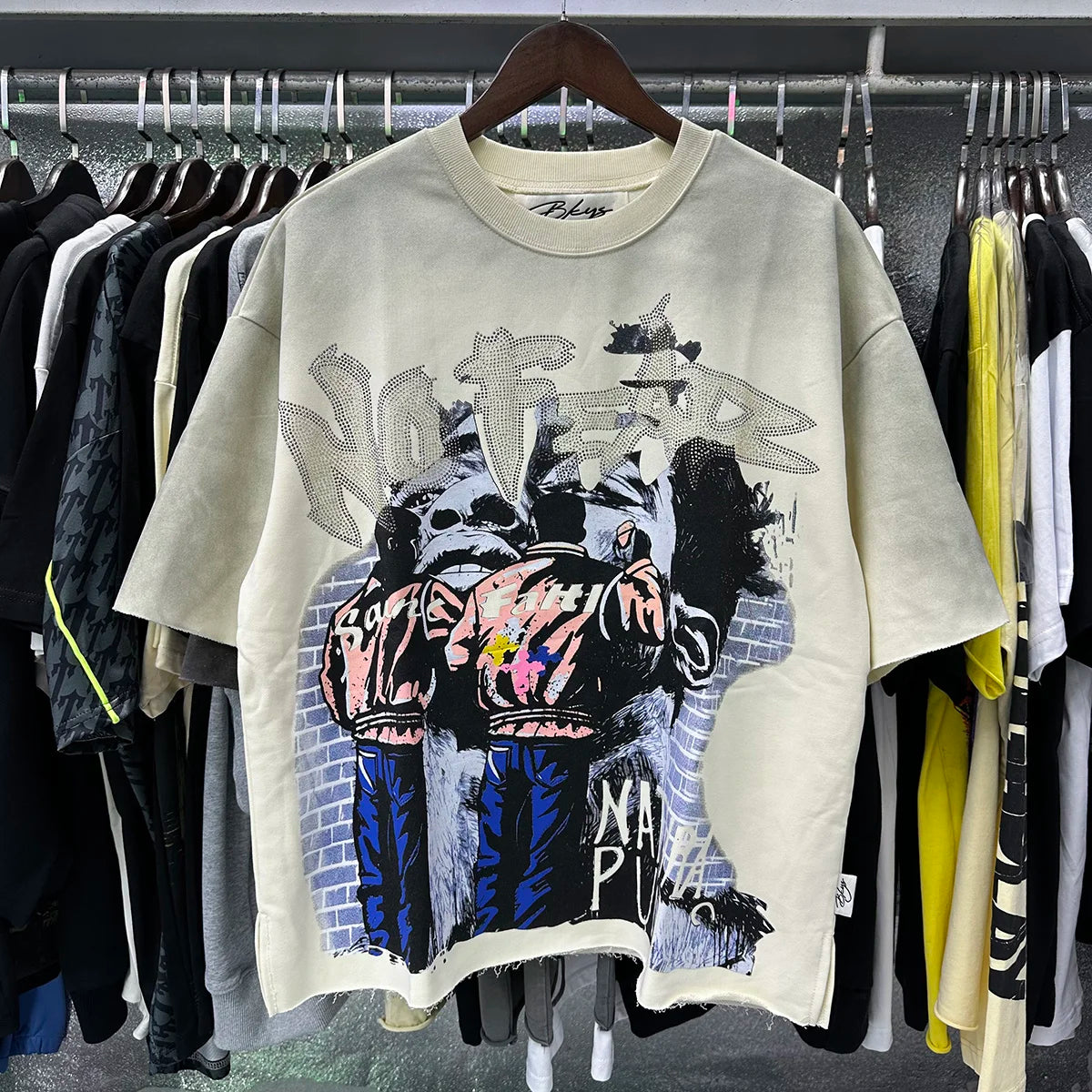 Vintage Prisoner Skull Graphic Tee