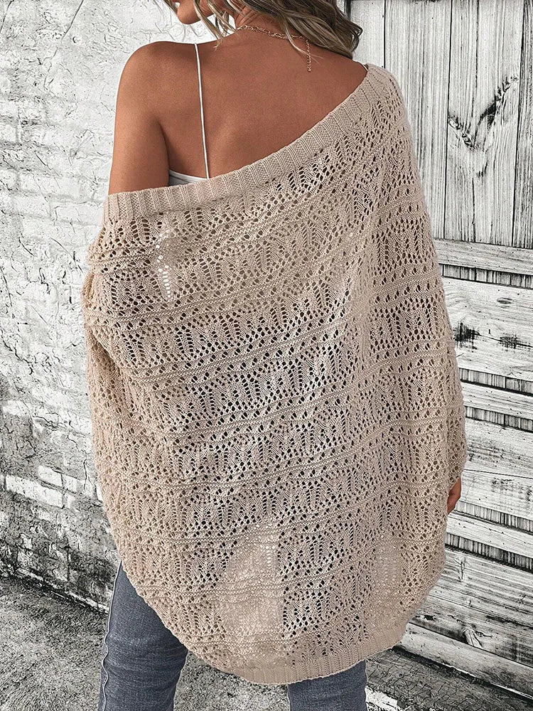 Sunset Breeze Crochet Sweater