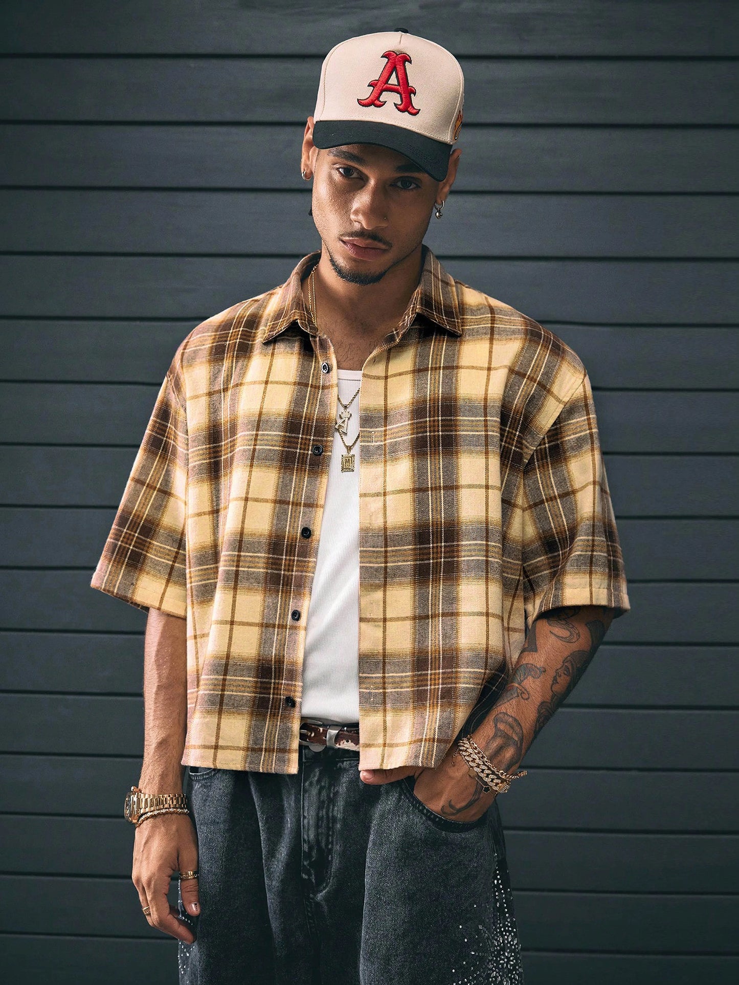 Shirt Urban Flannel Beige