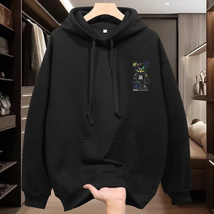 Minimalist Bear Streetwear Hoodie