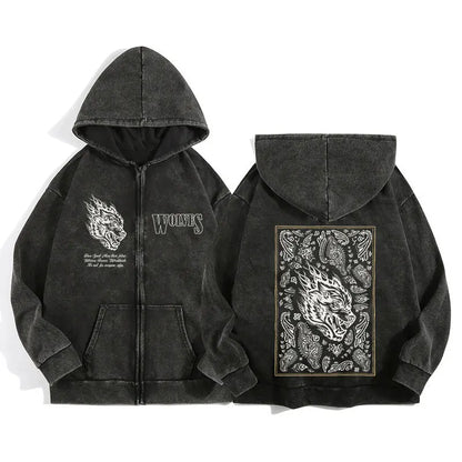 Hoodie Wolf Spirit Vintage