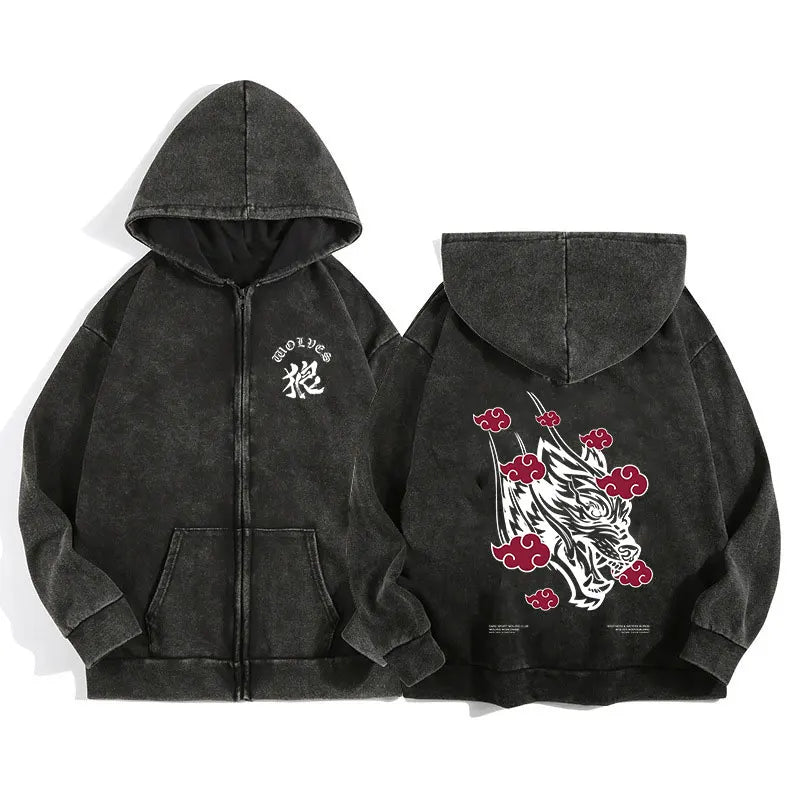 Hoodie Wolf Spirit Vintage