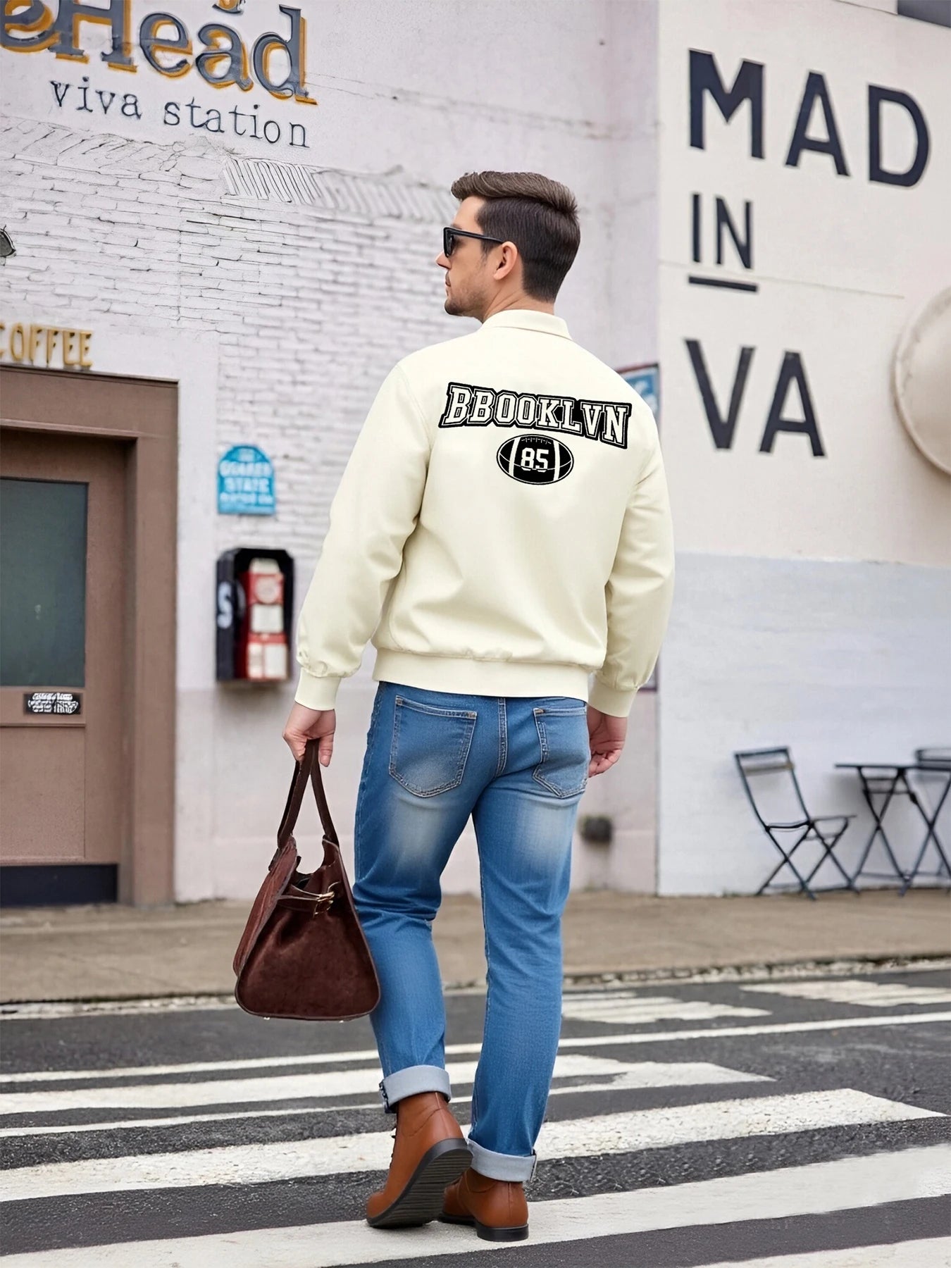 Jacket Varsity Heritage Cream