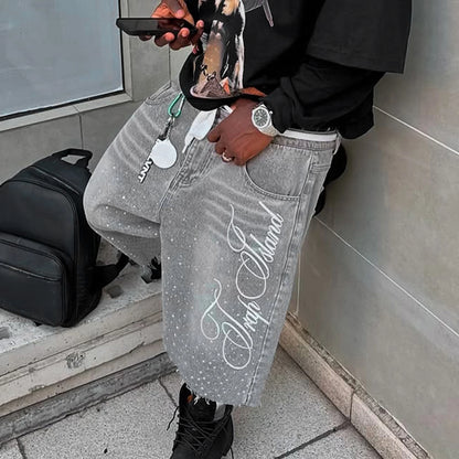 Short Streetwear Ice Wash