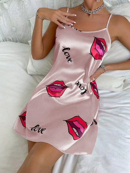 Twinkle Star Satin Nightgown