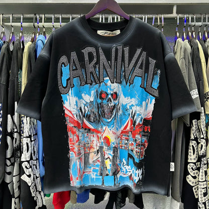Vintage Prisoner Skull Graphic Tee