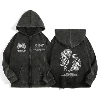 Hoodie Wolf Spirit Vintage