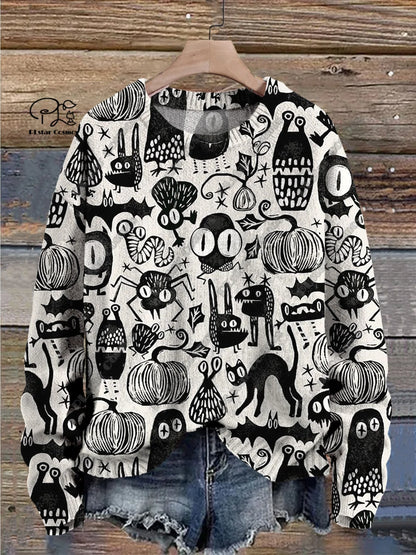 Ghostly Reaper Crewneck Sweater