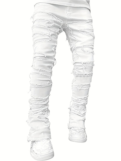 Jeans White Storm Destroyed