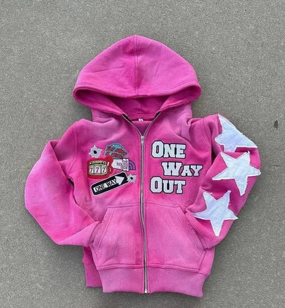 Hoodie One Way Streetwear