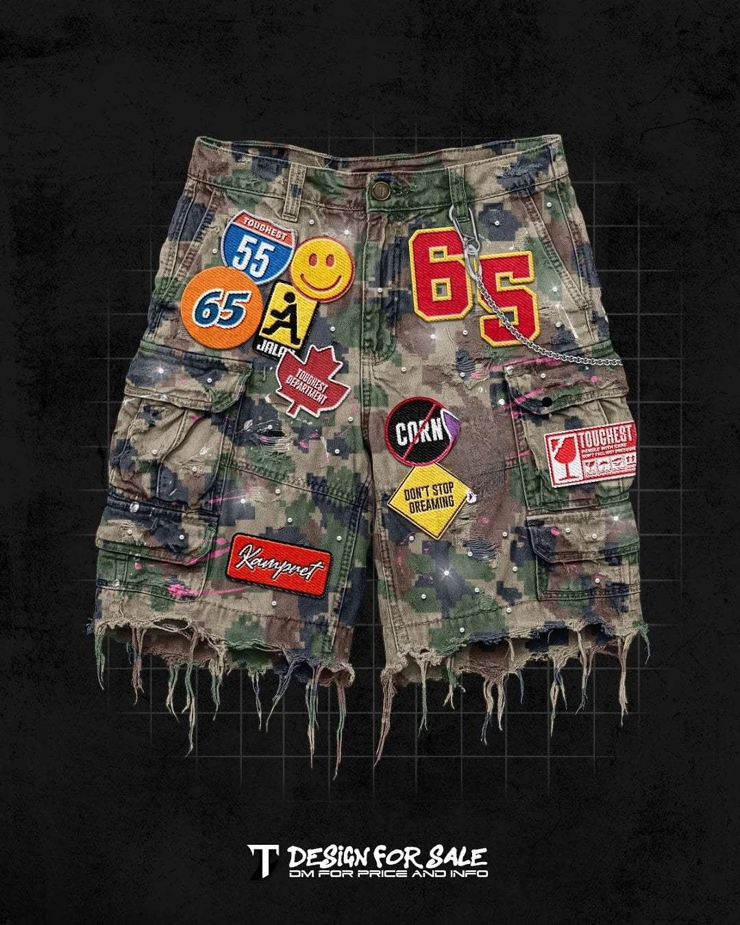 Short Tactical Patch Style