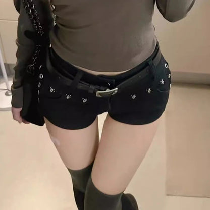 Midnight Chic Mini Shorts
