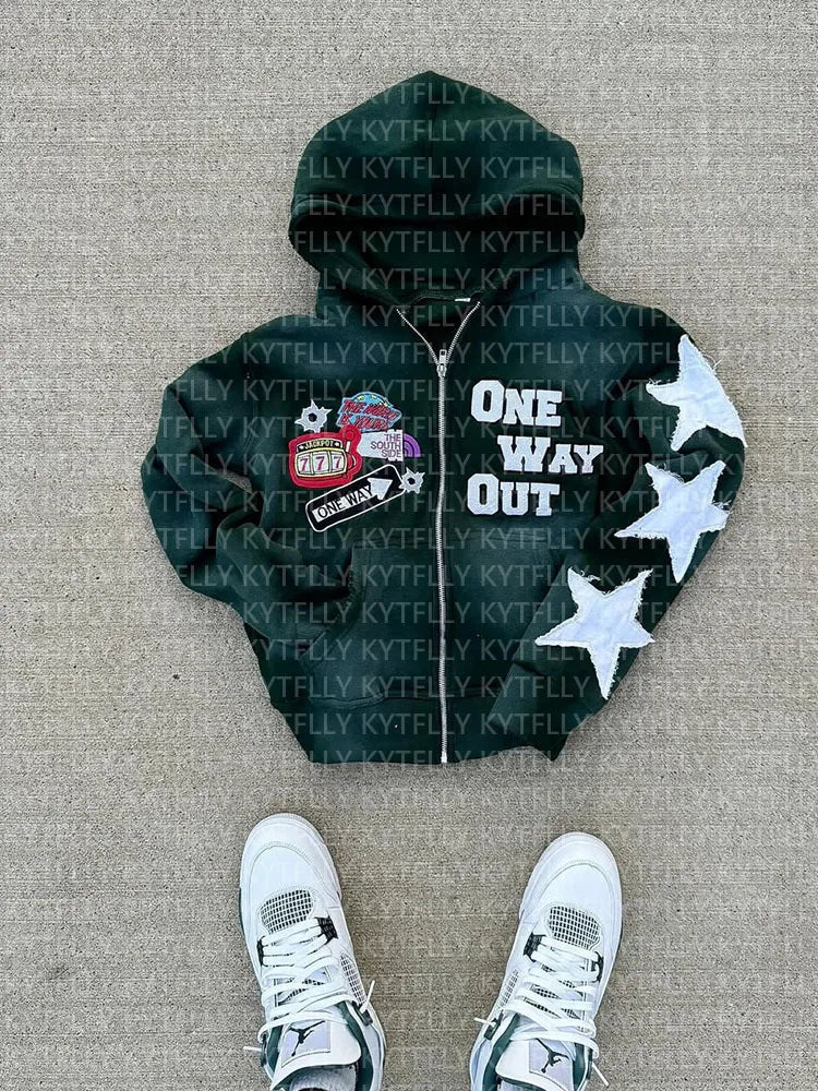 Hoodie One Way Streetwear