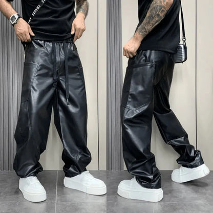 Pants Leather Fit Urbano