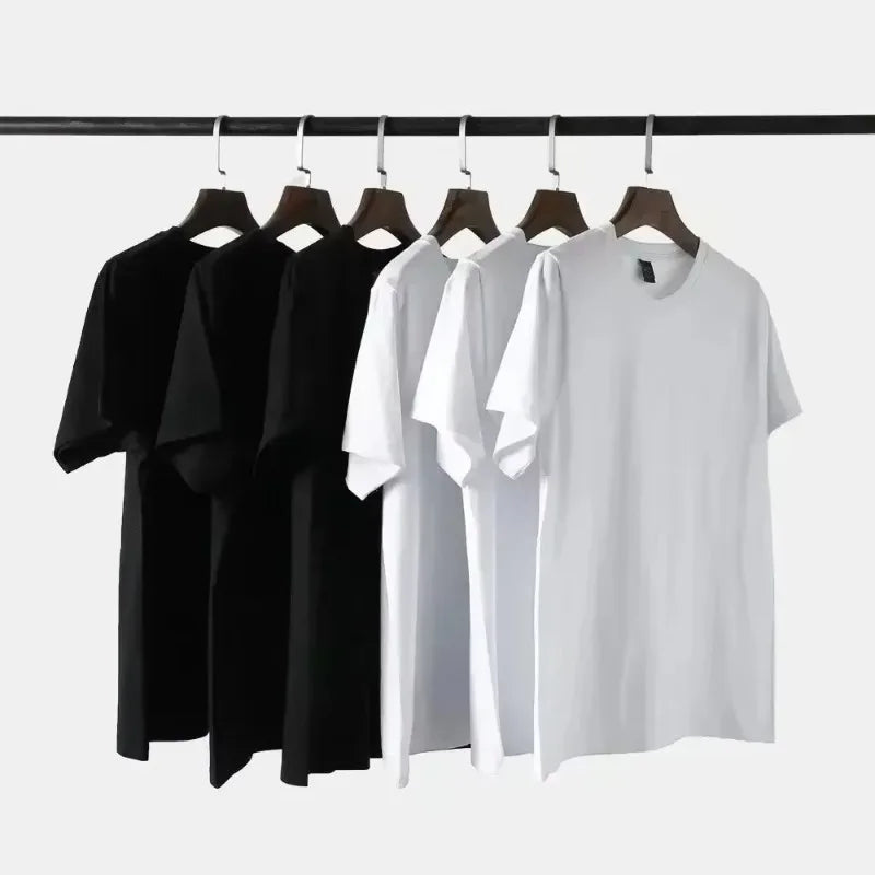 2026 New Hot Fashion Cotton High Quality T-shirt Men's Hip Hop Letter Printed T-shirt Summer Plus Size Top Shirt Street Clothing