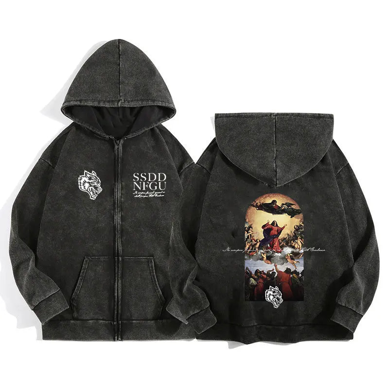Hoodie Wolf Spirit Vintage