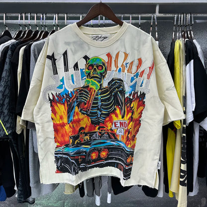 Vintage Prisoner Skull Graphic Tee