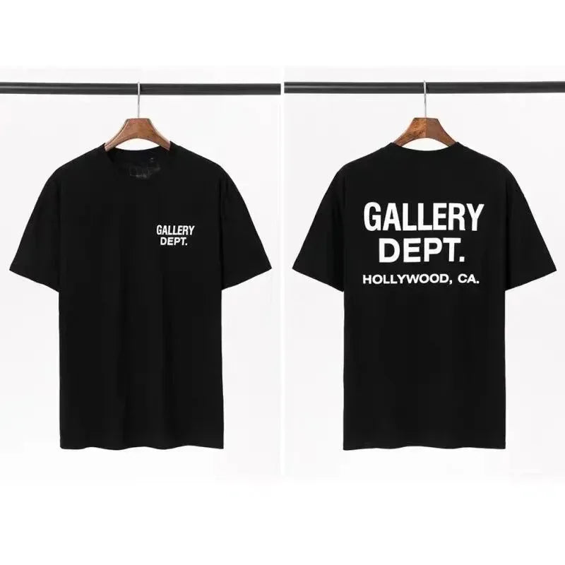 2026 New Hot Fashion Cotton High Quality T-shirt Men's Hip Hop Letter Printed T-shirt Summer Plus Size Top Shirt Street Clothing