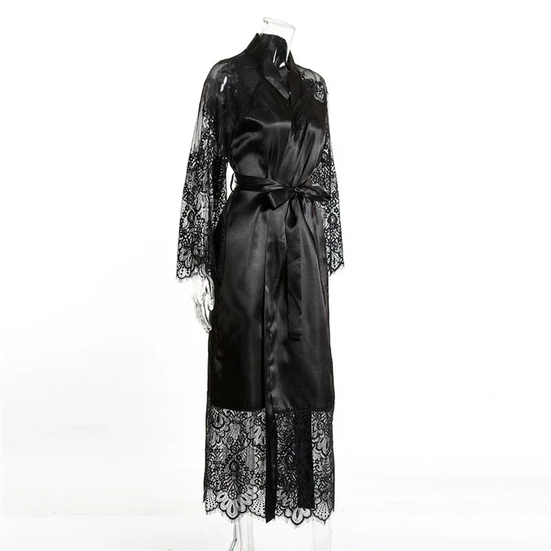 Romantic Lace Robe Nightwear