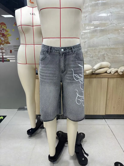 Short Streetwear Ice Wash