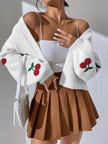 Sweet Cherry Cozy Cardigan