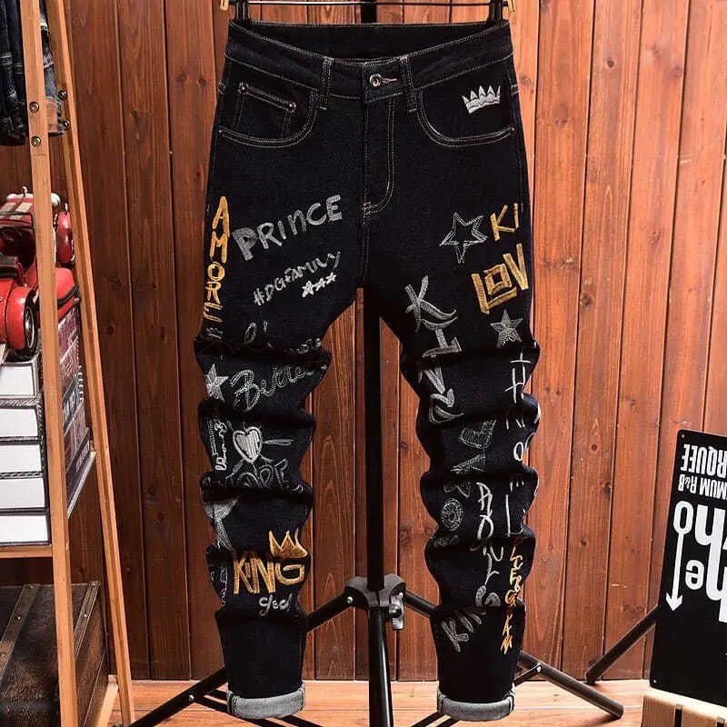 Jeans Street Art Black