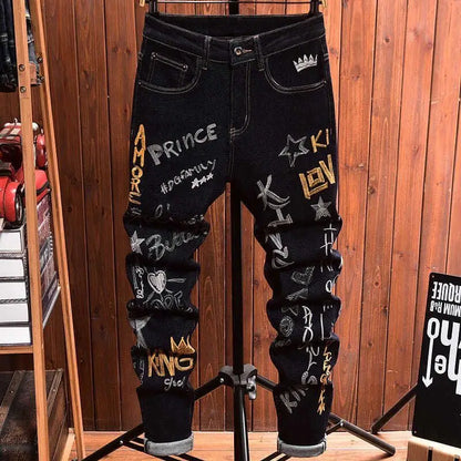 Jeans Street Art Black