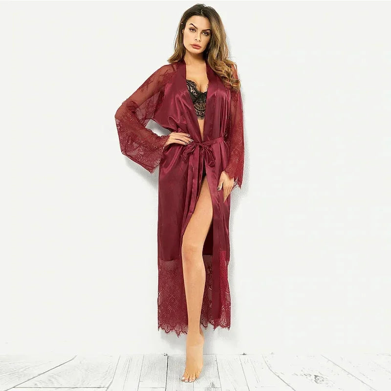 Romantic Lace Robe Nightwear
