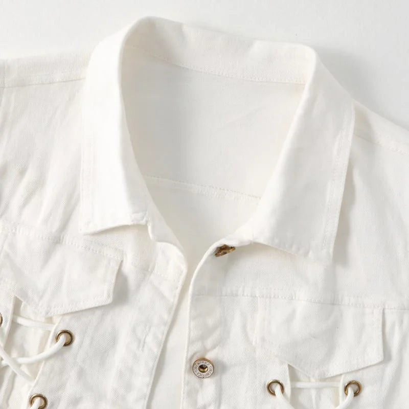 Urban Edge Lace-Up Jacket