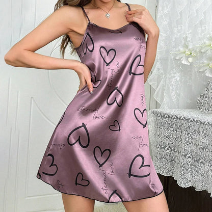 Twinkle Star Satin Nightgown