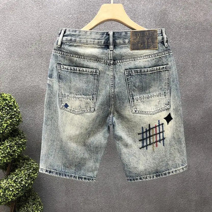 Short Denim Street Graffiti