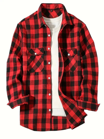 Shirt Red Check Urban