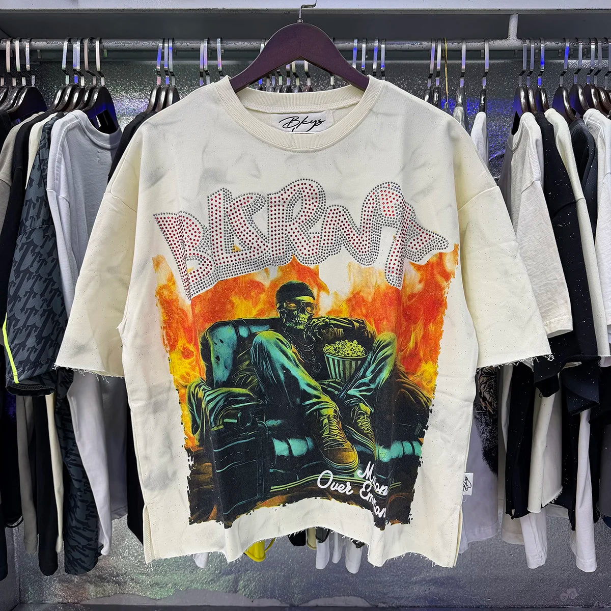 Vintage Prisoner Skull Graphic Tee