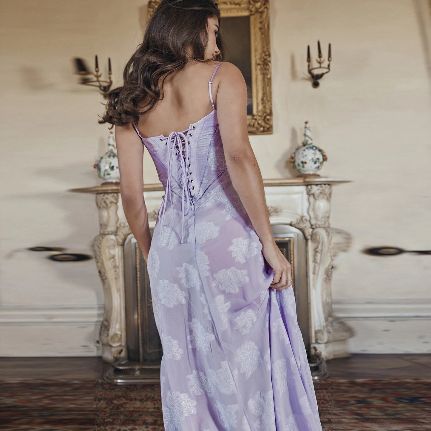 Women's Elegant Spaghetti Strap Formal Dress
