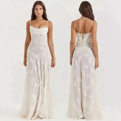 Women's Elegant Spaghetti Strap Formal Dress