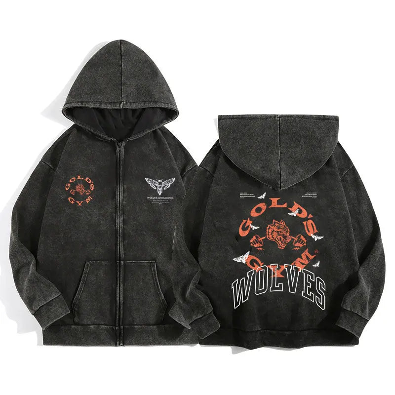 Hoodie Wolf Spirit Vintage